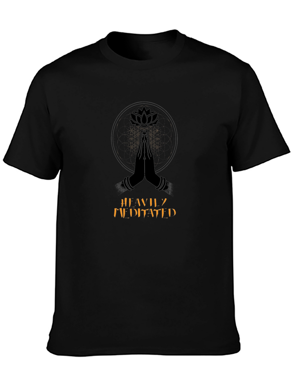 Meditated Lotus Graphic T-Shirt - Casual Comfort