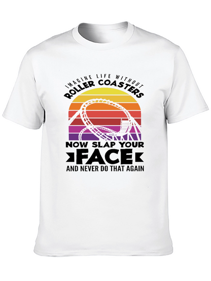 Roller Coaster Graphic Tee - Slap Your Face!