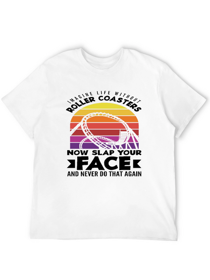 Roller Coaster Graphic Tee - Slap Your Face!