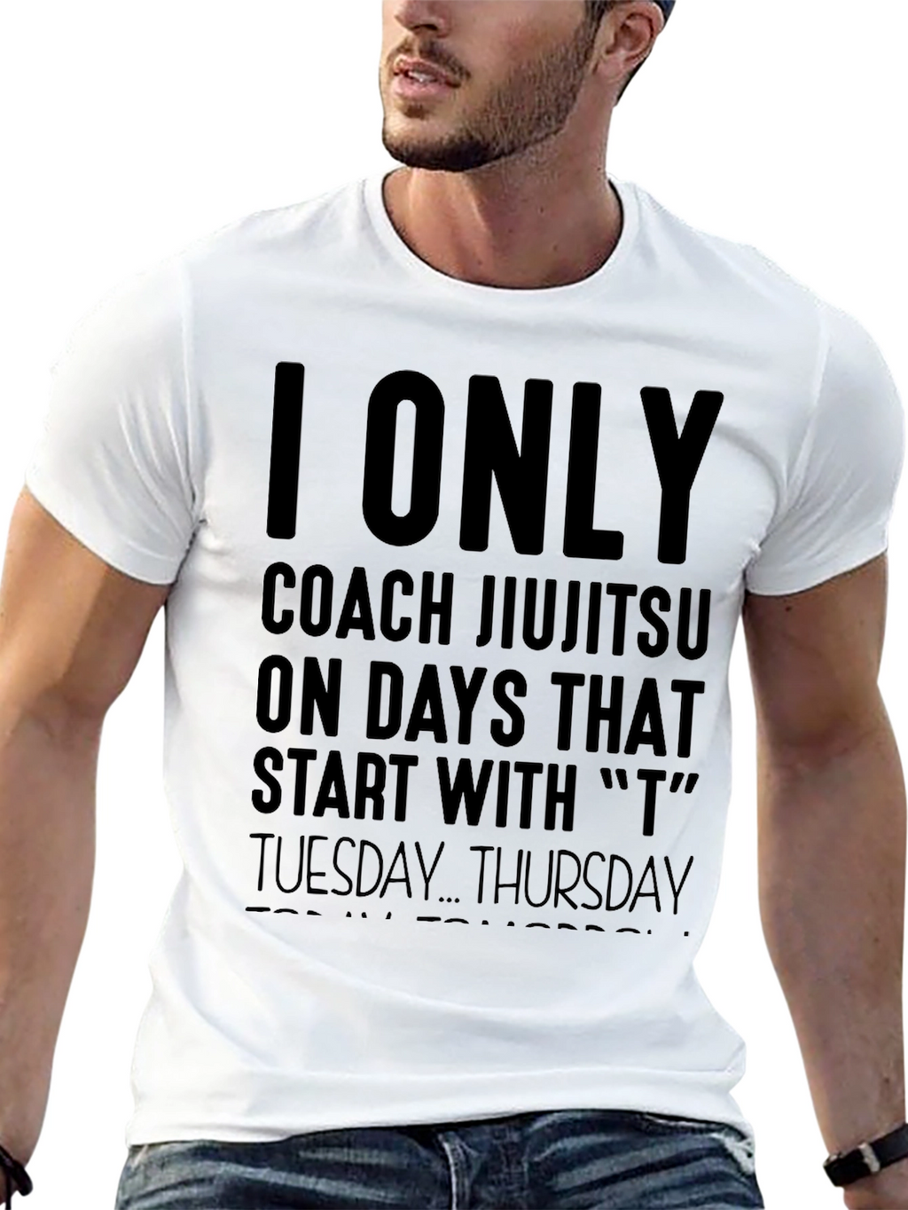 Jiu Jitsu Coach T-Shirt - T Days Only