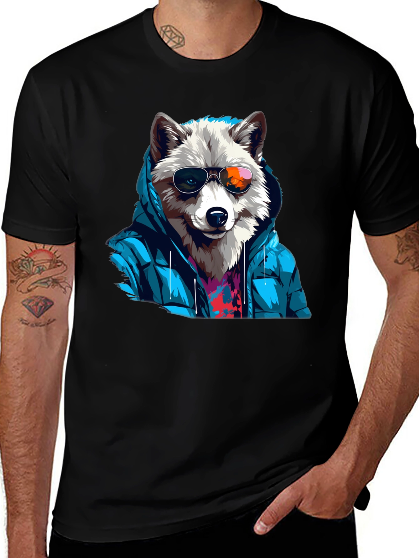 Cool Wolf Graphic Tee