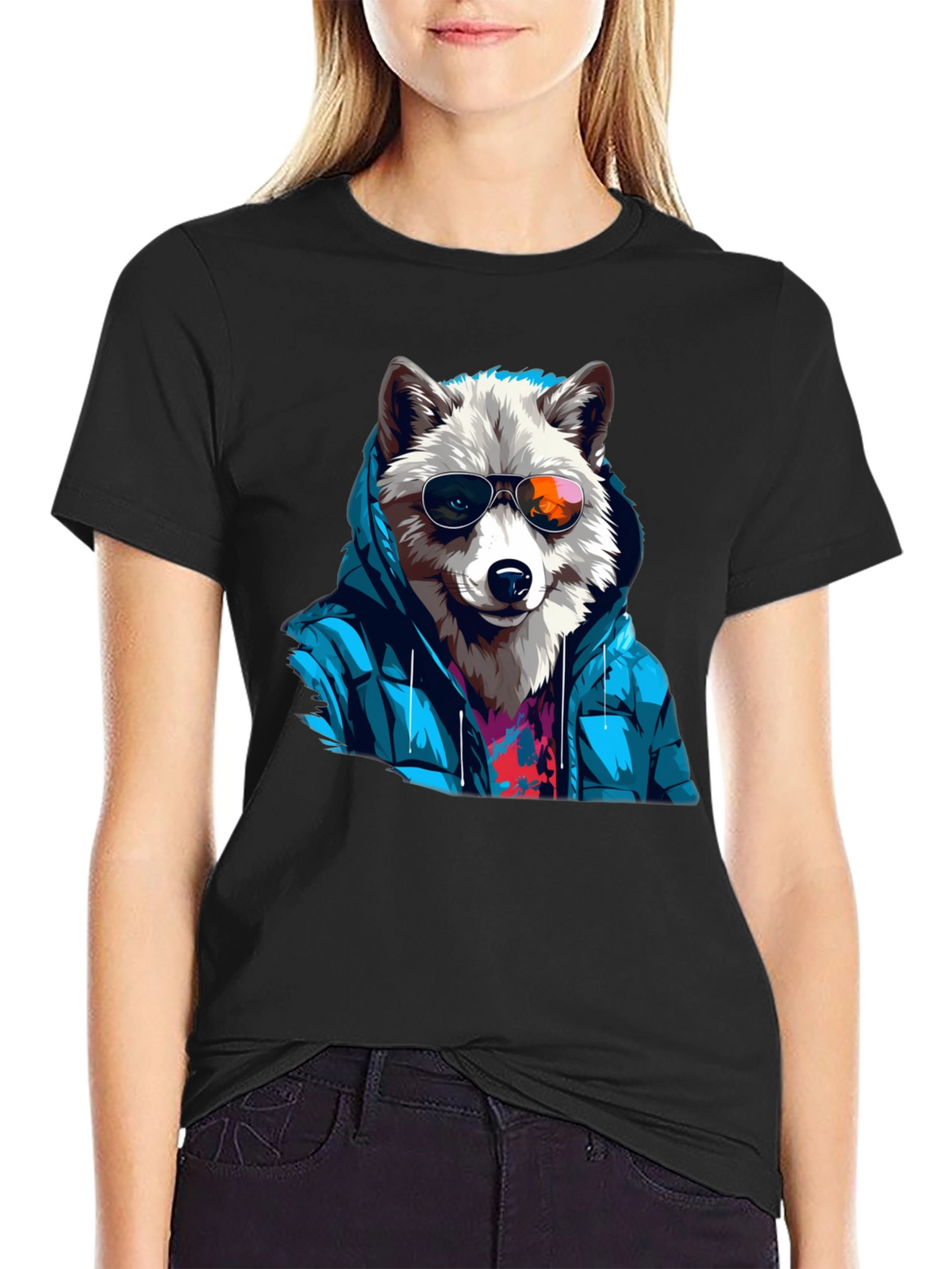 Cool Wolf Graphic Tee