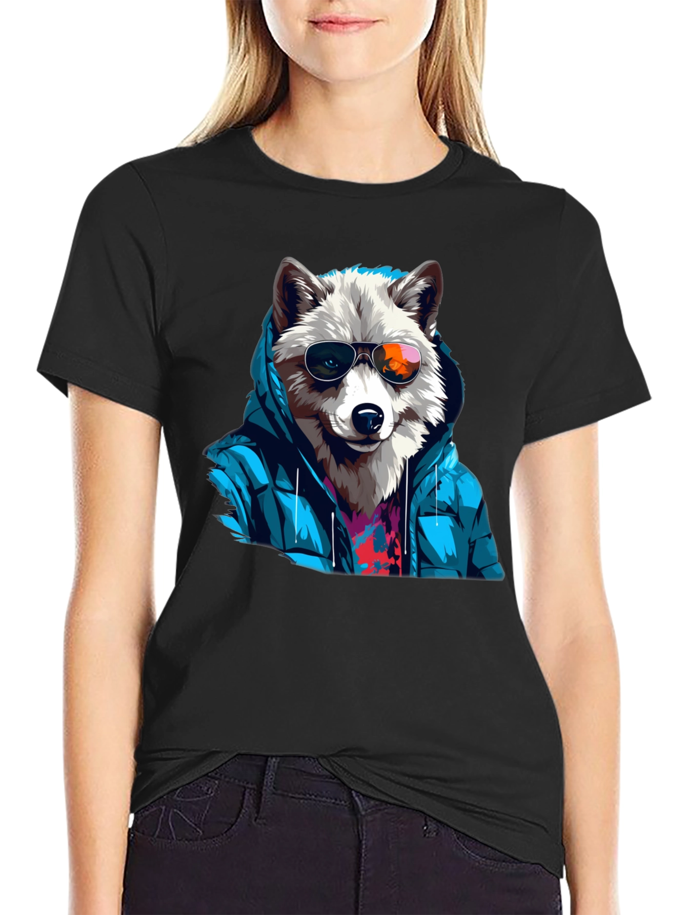 Cool Wolf Graphic Tee