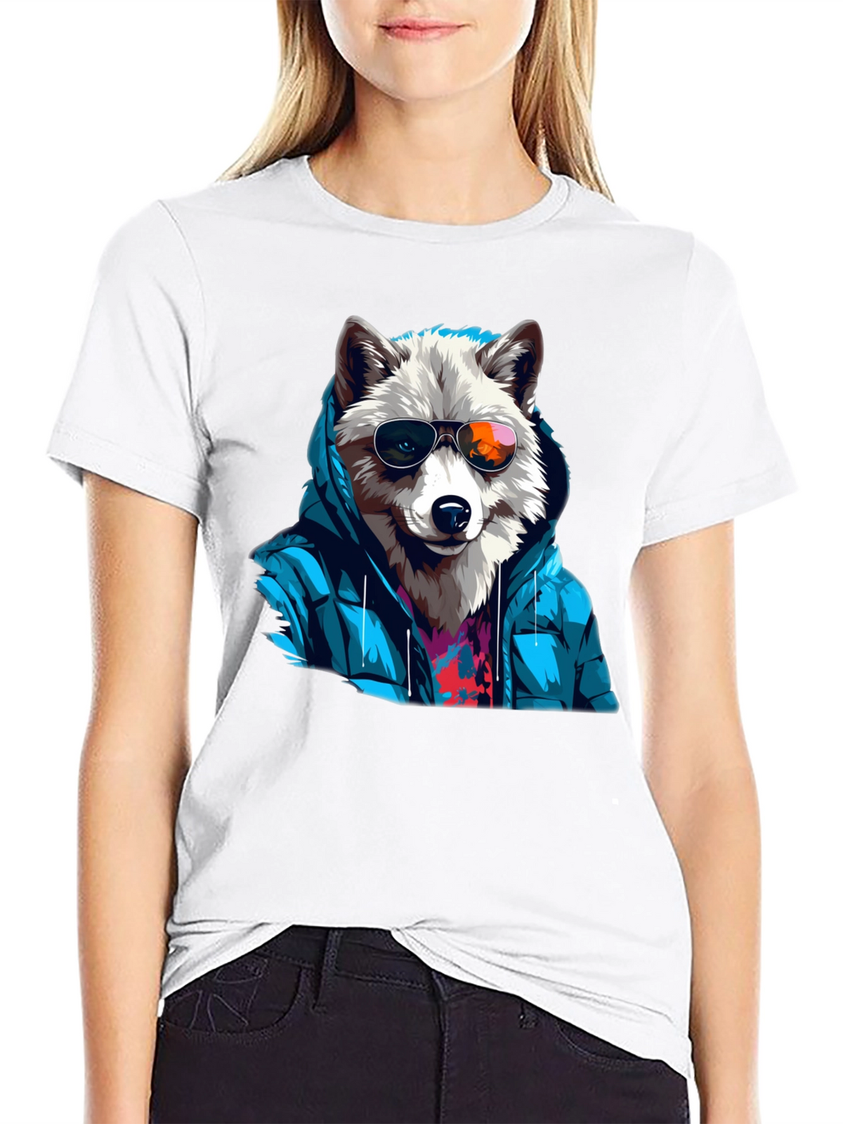 Cool Wolf Graphic Tee