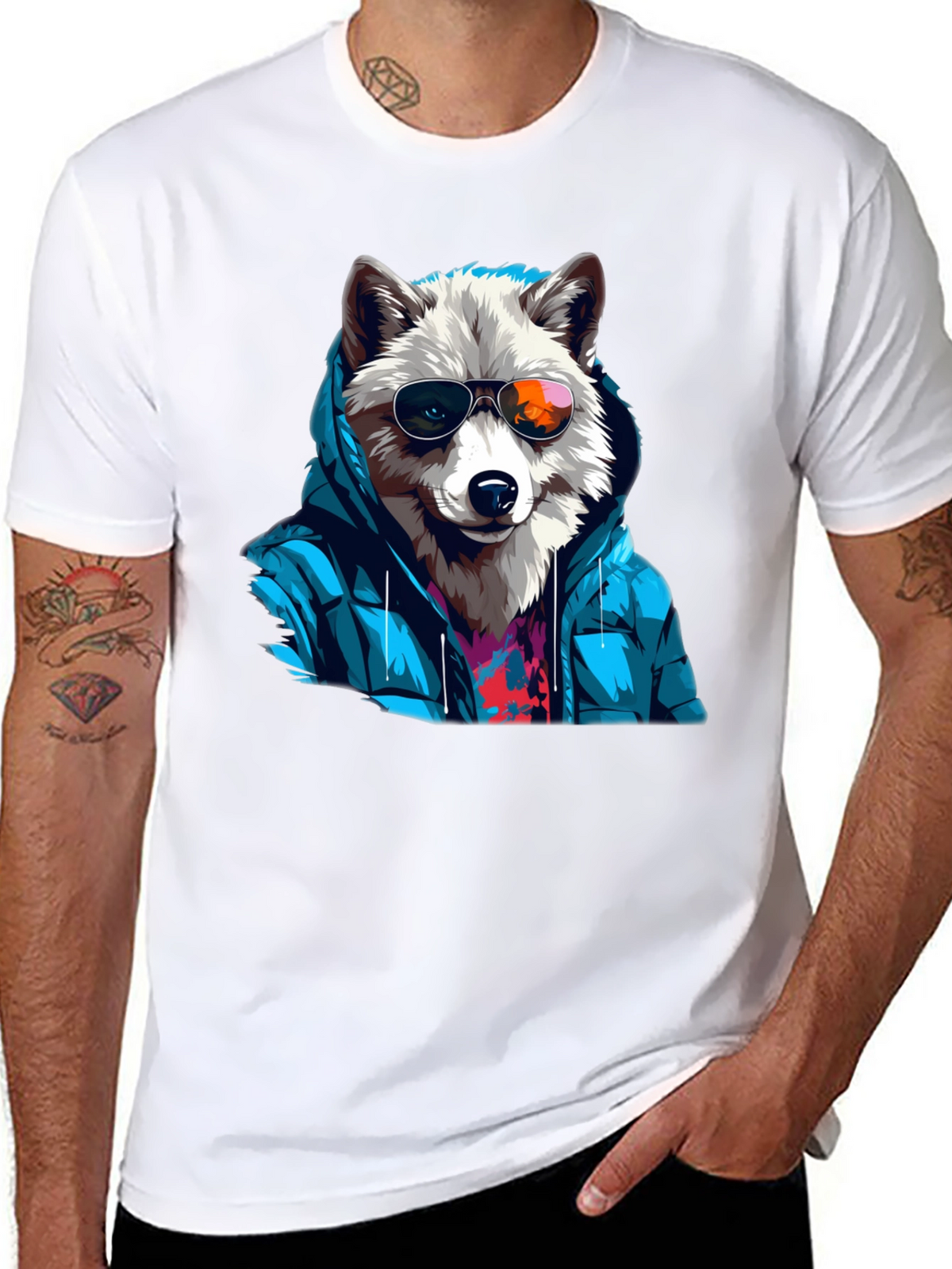 Cool Wolf Graphic Tee