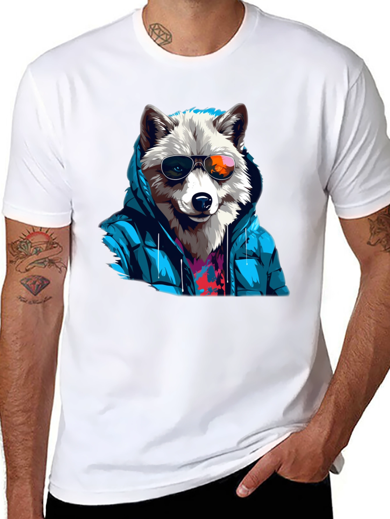 Cool Wolf Graphic Tee