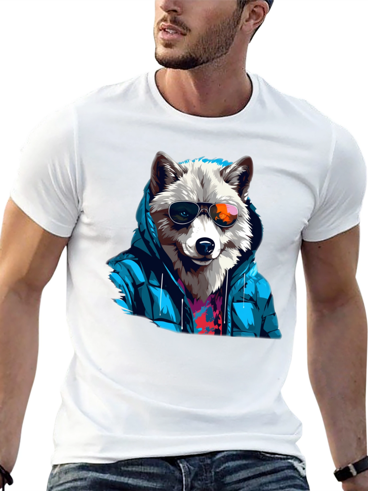 Cool Wolf Graphic Tee