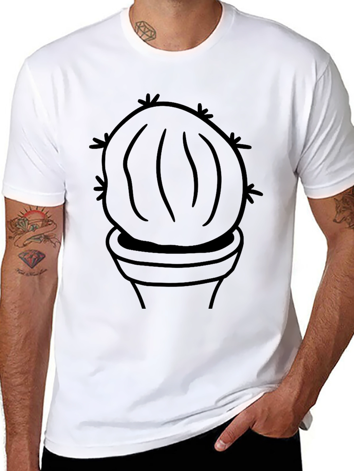 Cactus Graphic T-Shirt - Desert Humor Tee