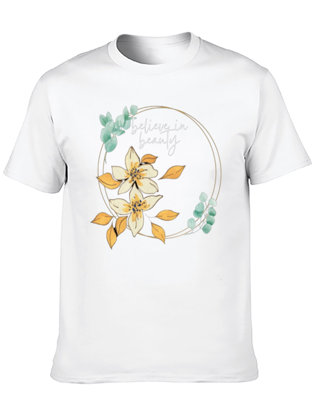 Believe in Beauty Floral Tee