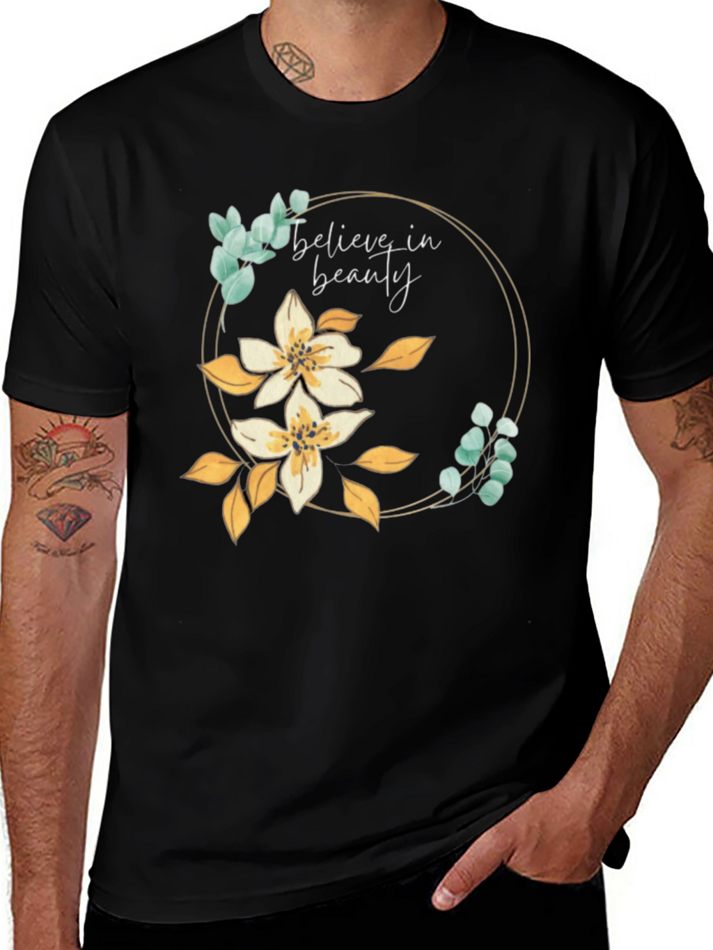 Believe in Beauty Floral Tee