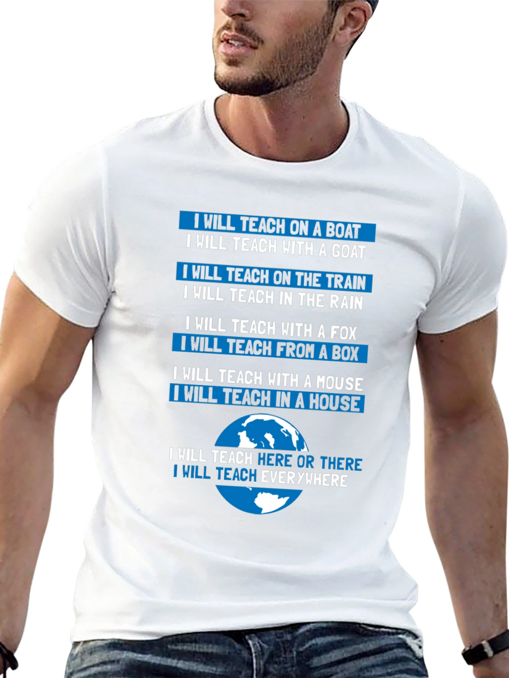 Teacher T-Shirt: Teach Anywhere Everywhere