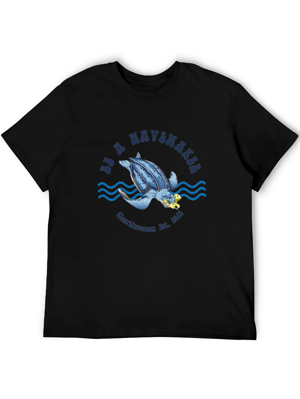 Be a Wavemaker Turtle Graphic T-Shirt