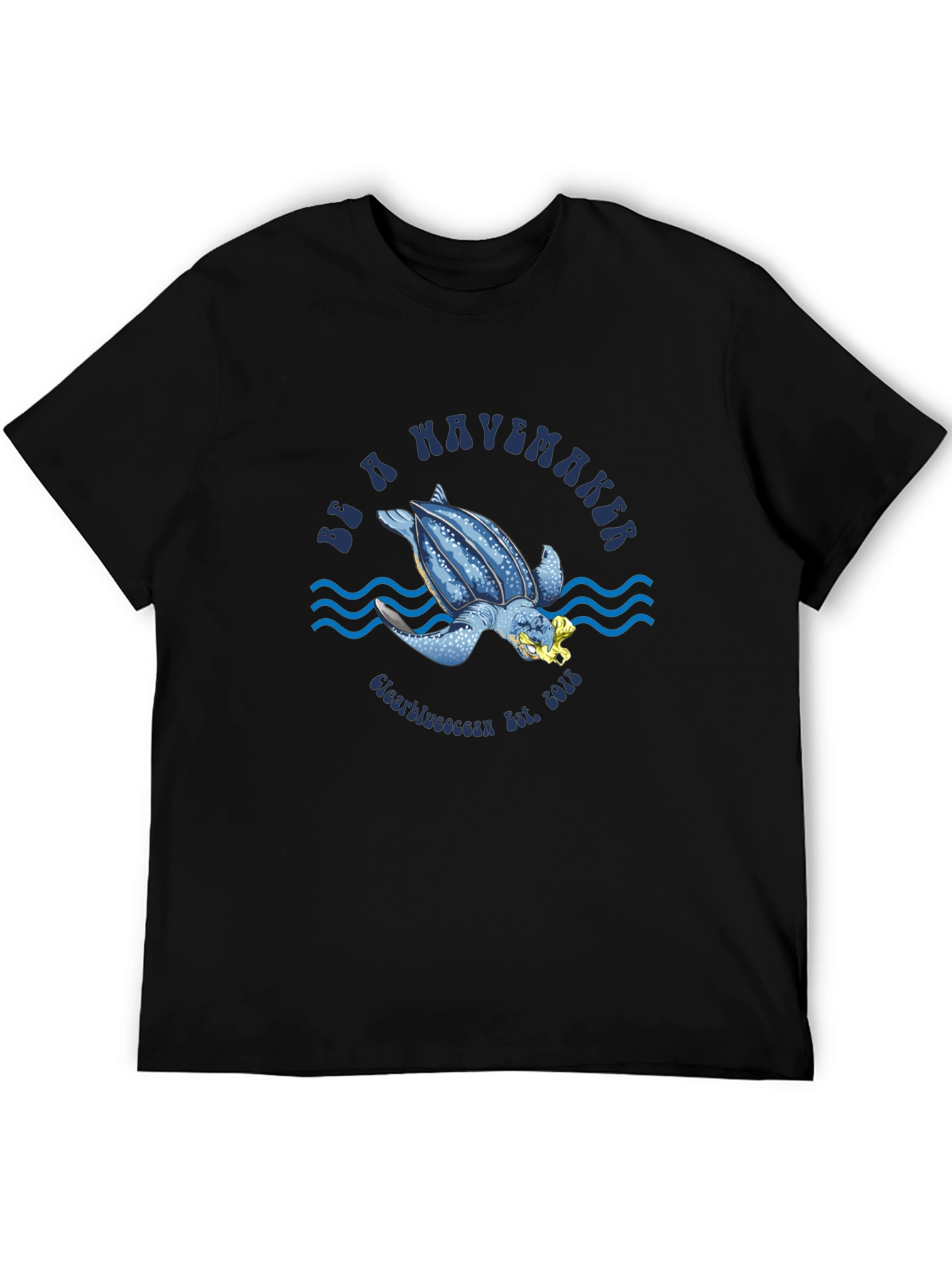 Be a Wavemaker Turtle Graphic T-Shirt