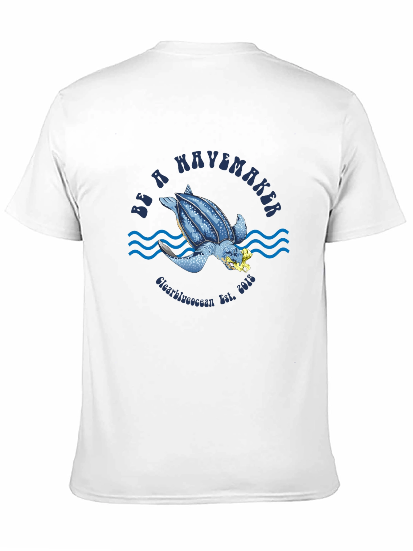 Be a Wavemaker Turtle Graphic T-Shirt