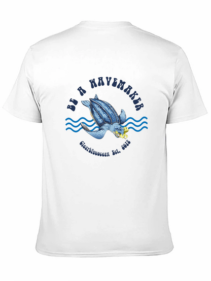 Be a Wavemaker Turtle Graphic T-Shirt