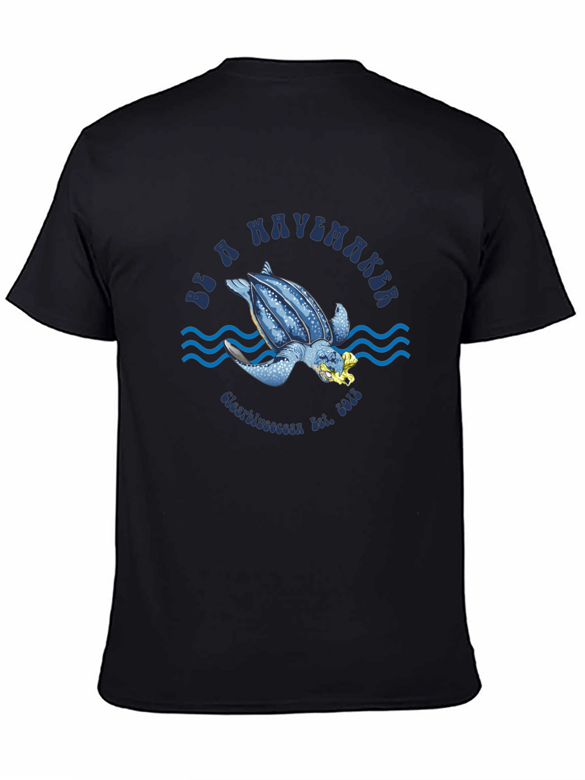 Be a Wavemaker Turtle Graphic T-Shirt