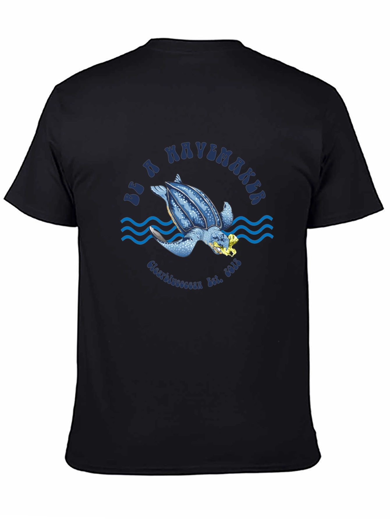Be a Wavemaker Turtle Graphic T-Shirt