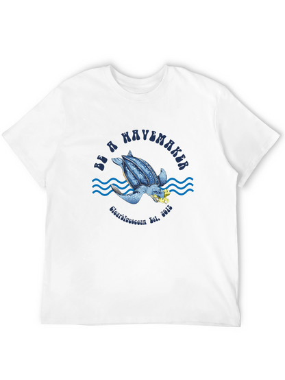 Be a Wavemaker Turtle Graphic T-Shirt