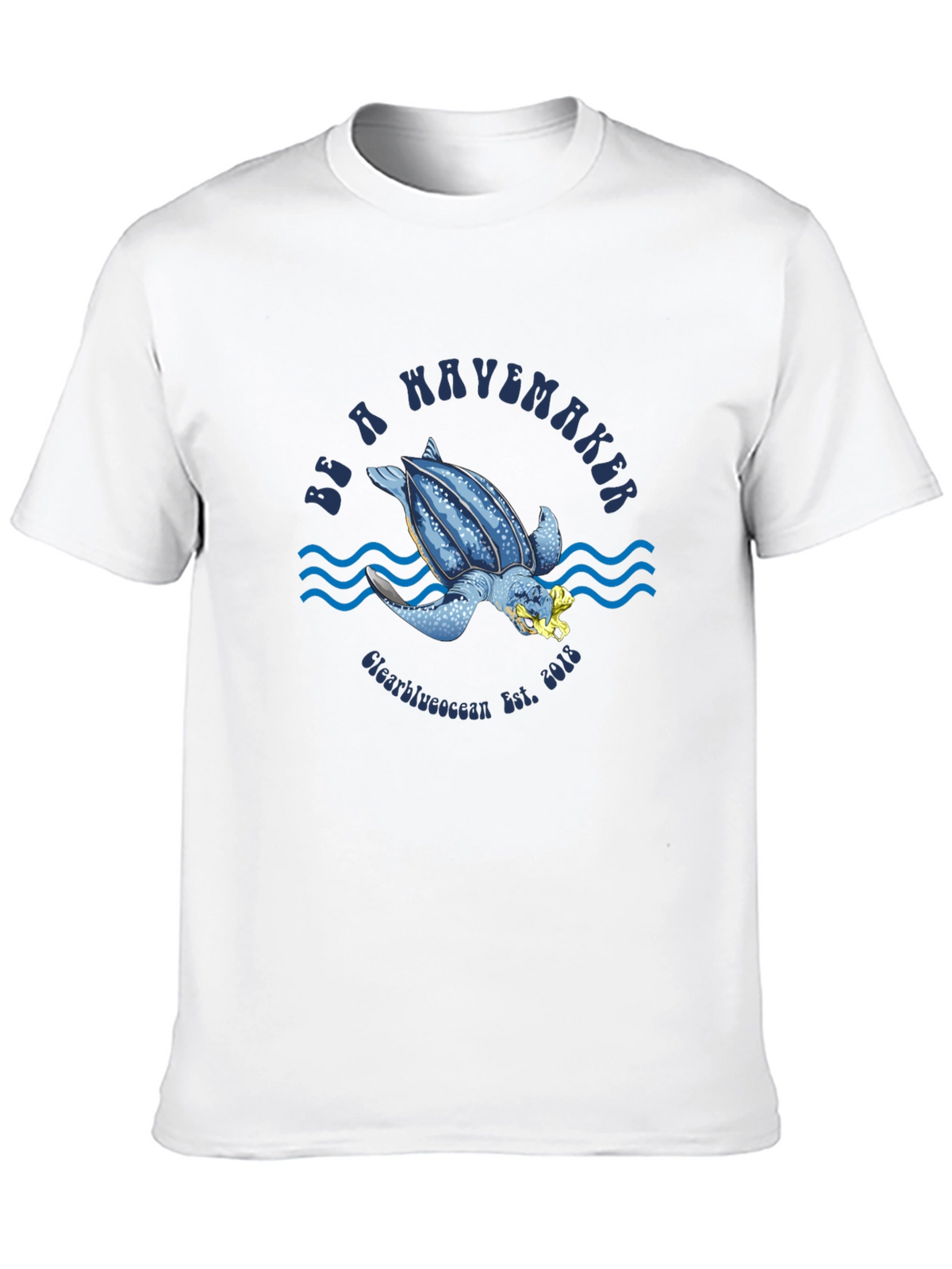 Be a Wavemaker Turtle Graphic T-Shirt