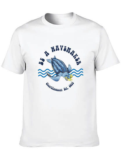 Be a Wavemaker Turtle Graphic T-Shirt