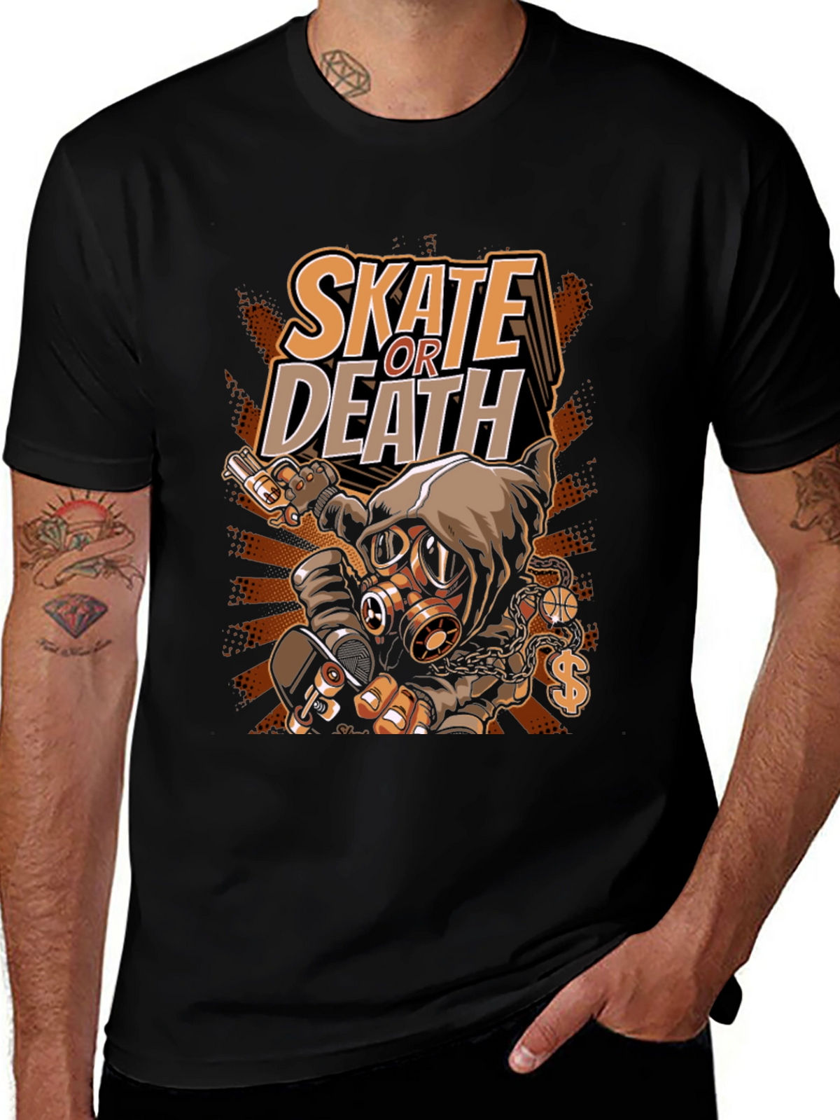 Skate or Death Graphic T-Shirt