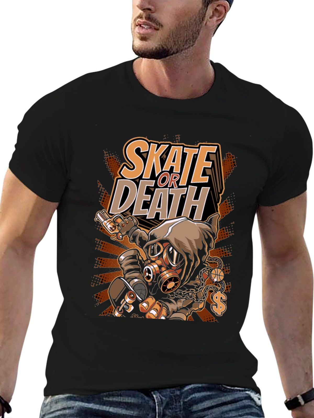Skate or Death Graphic T-Shirt