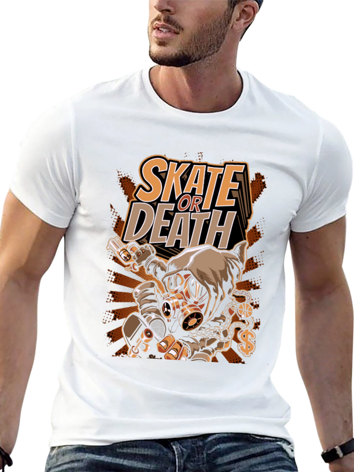 Skate or Death Graphic T-Shirt