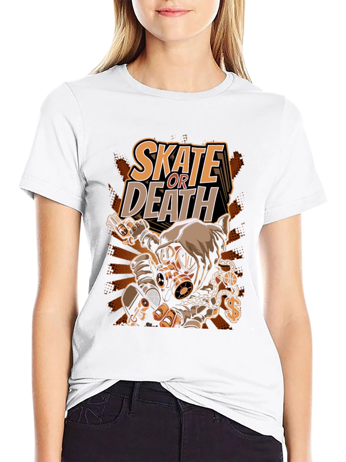 Skate or Death Graphic T-Shirt