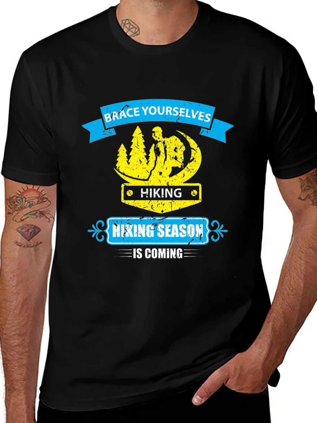 Hiking Season T-Shirt: Brace Yourselves for Adventure!