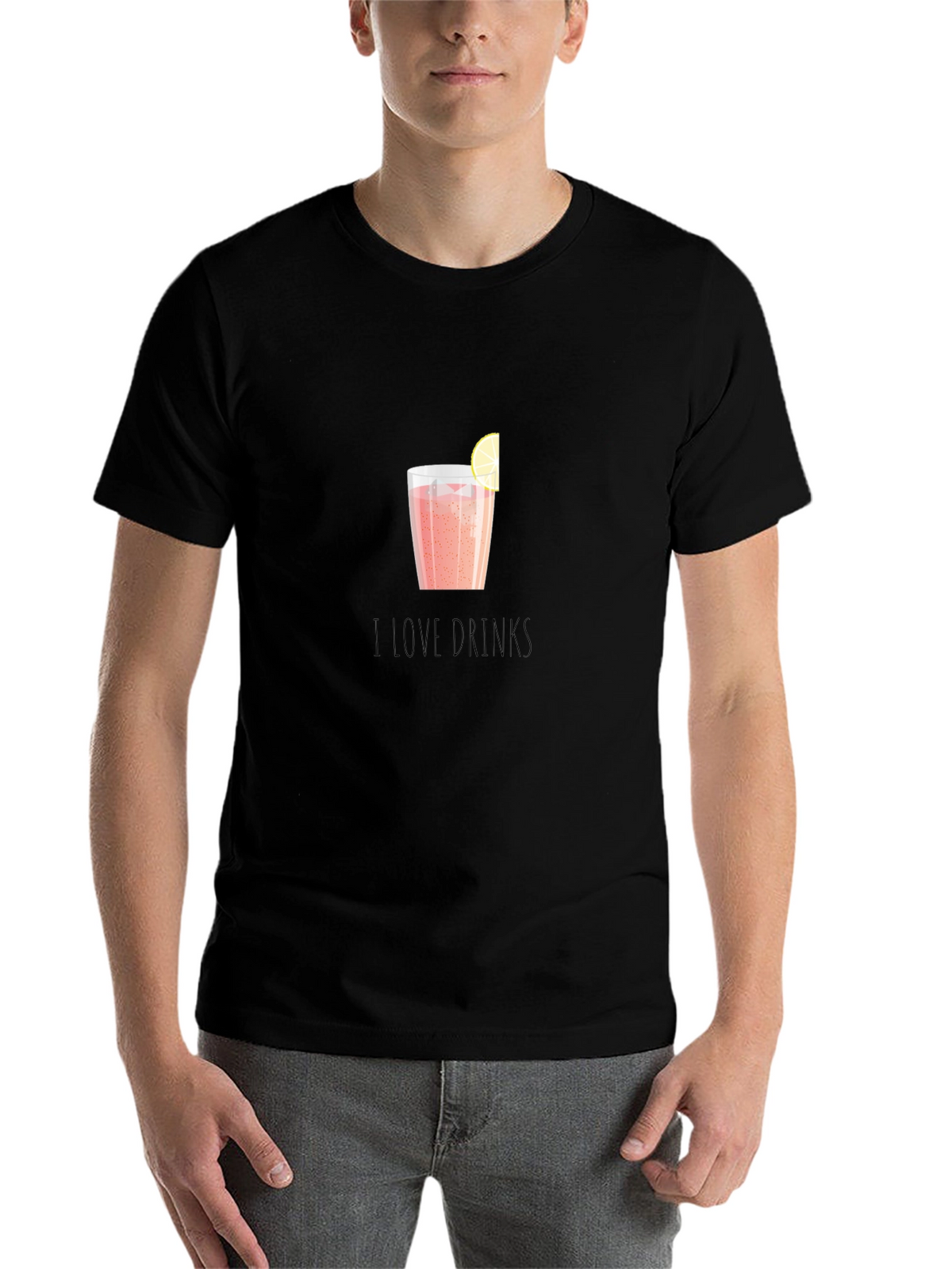 I Love Drinks Graphic T-Shirt