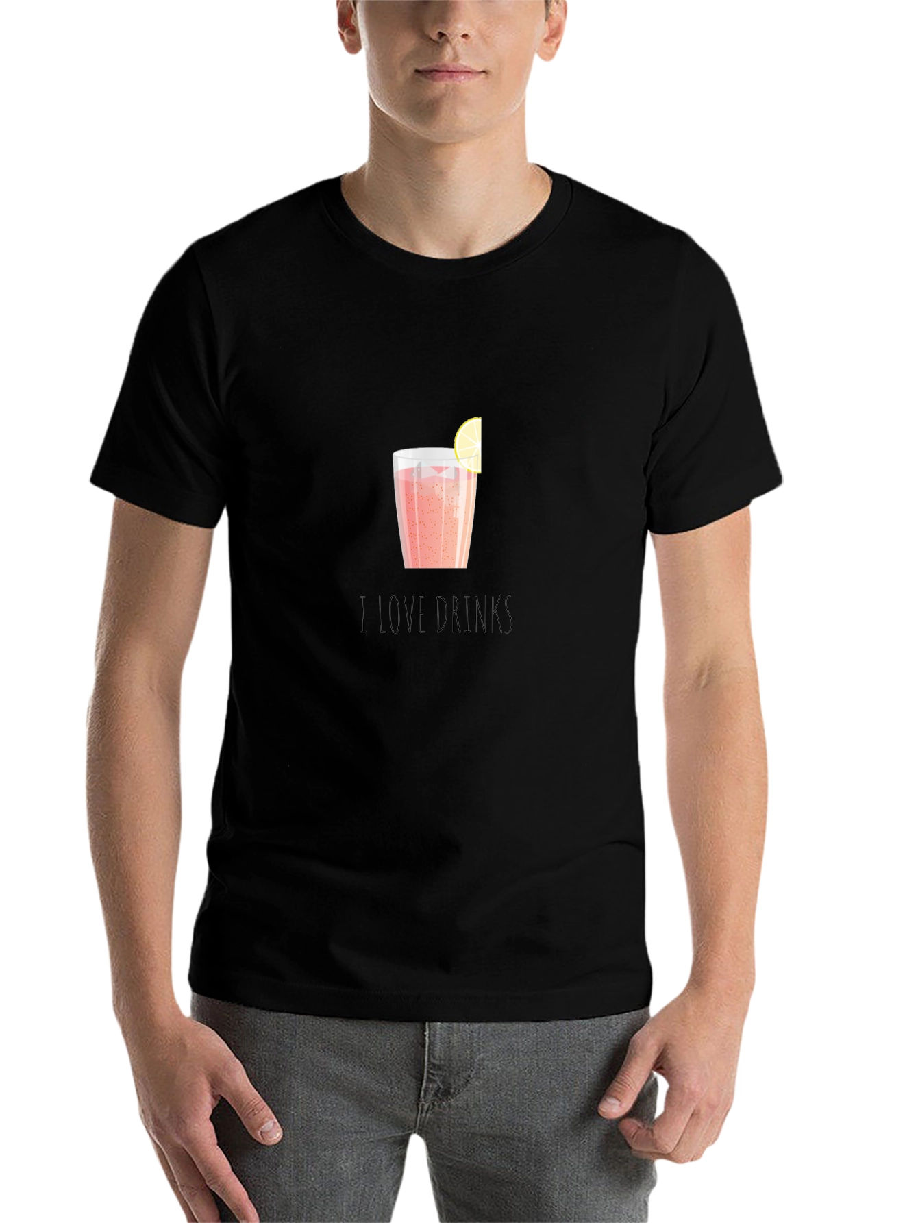 I Love Drinks Graphic T-Shirt