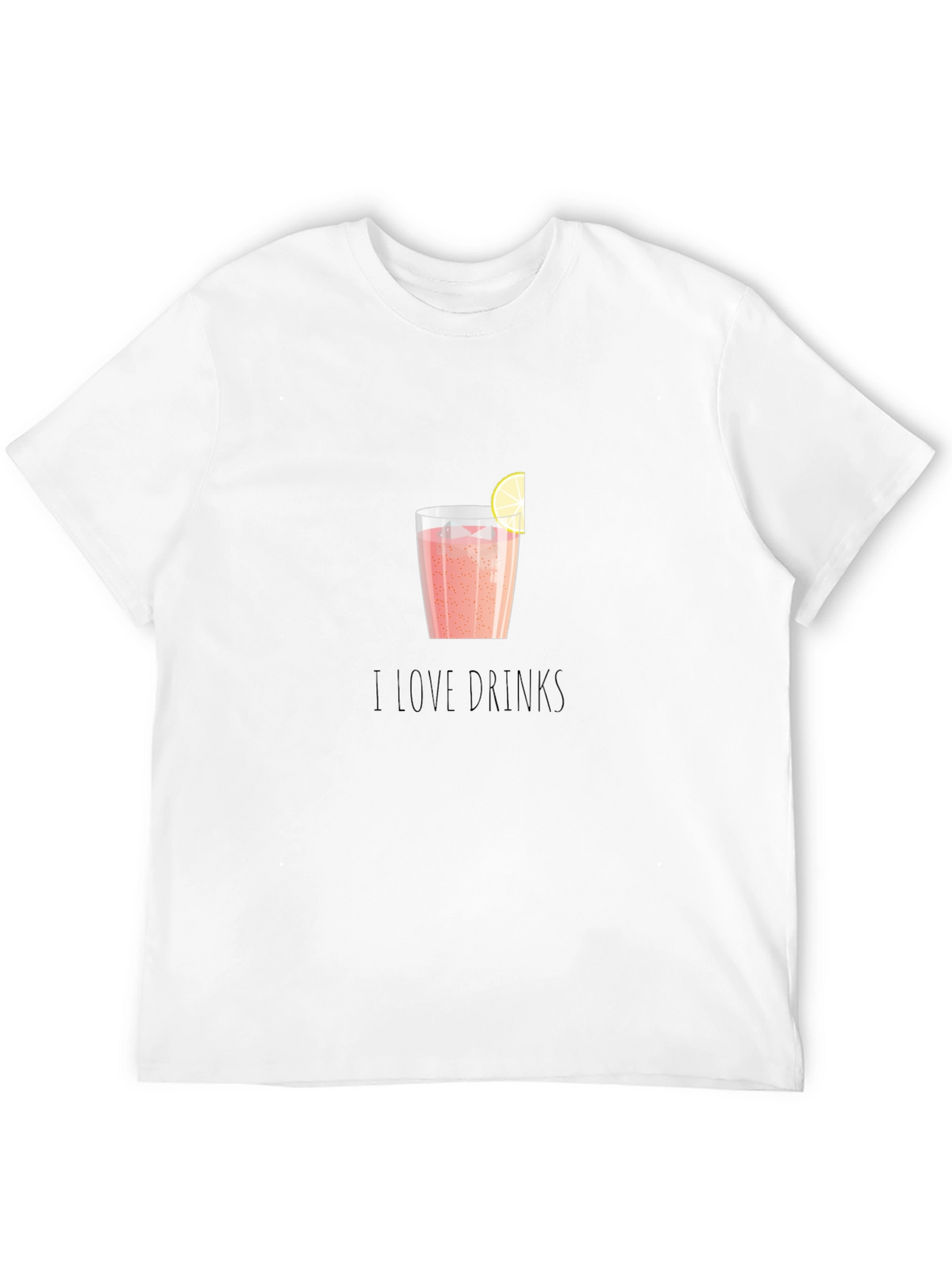 I Love Drinks Graphic T-Shirt