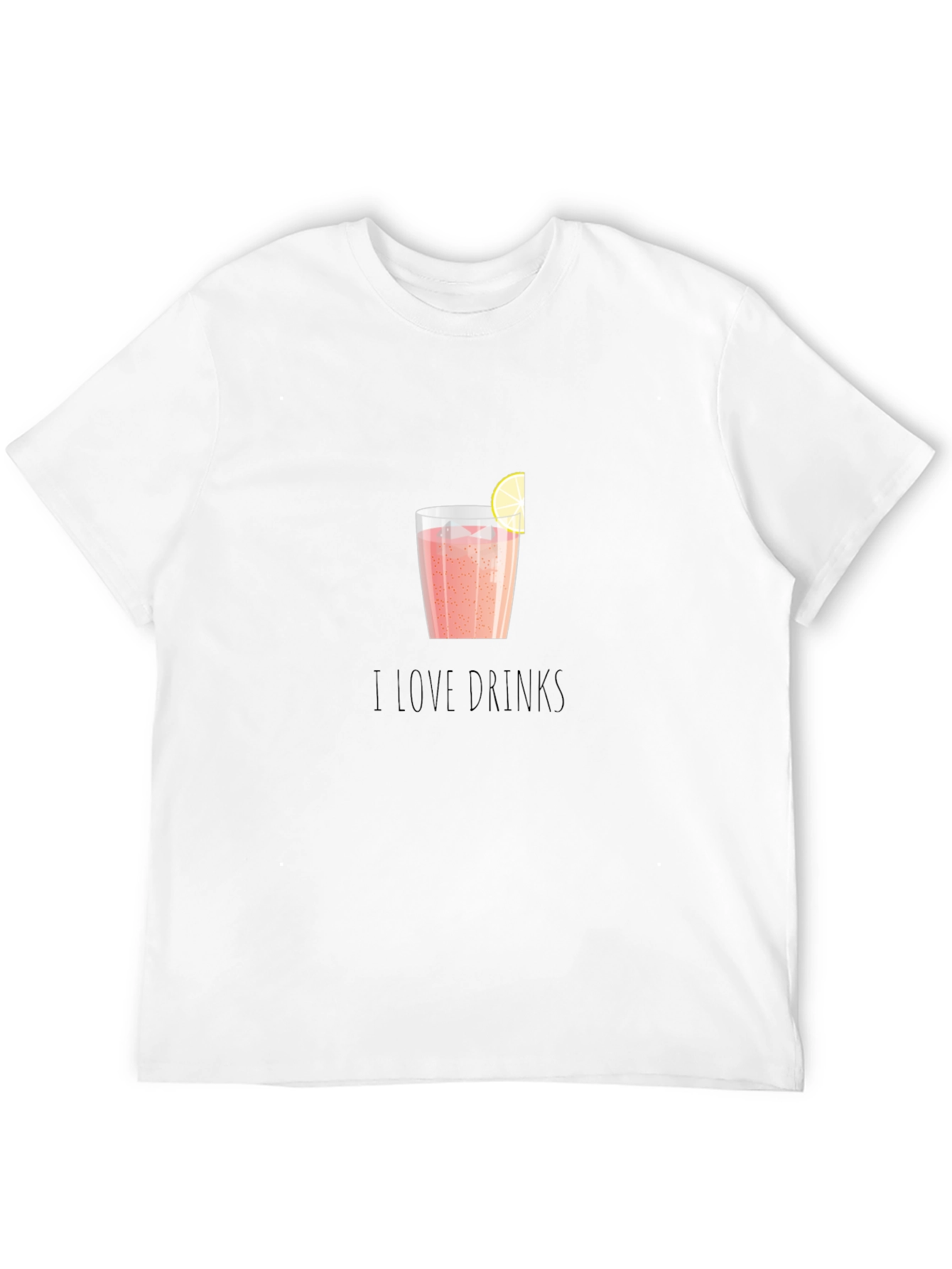 I Love Drinks Graphic T-Shirt