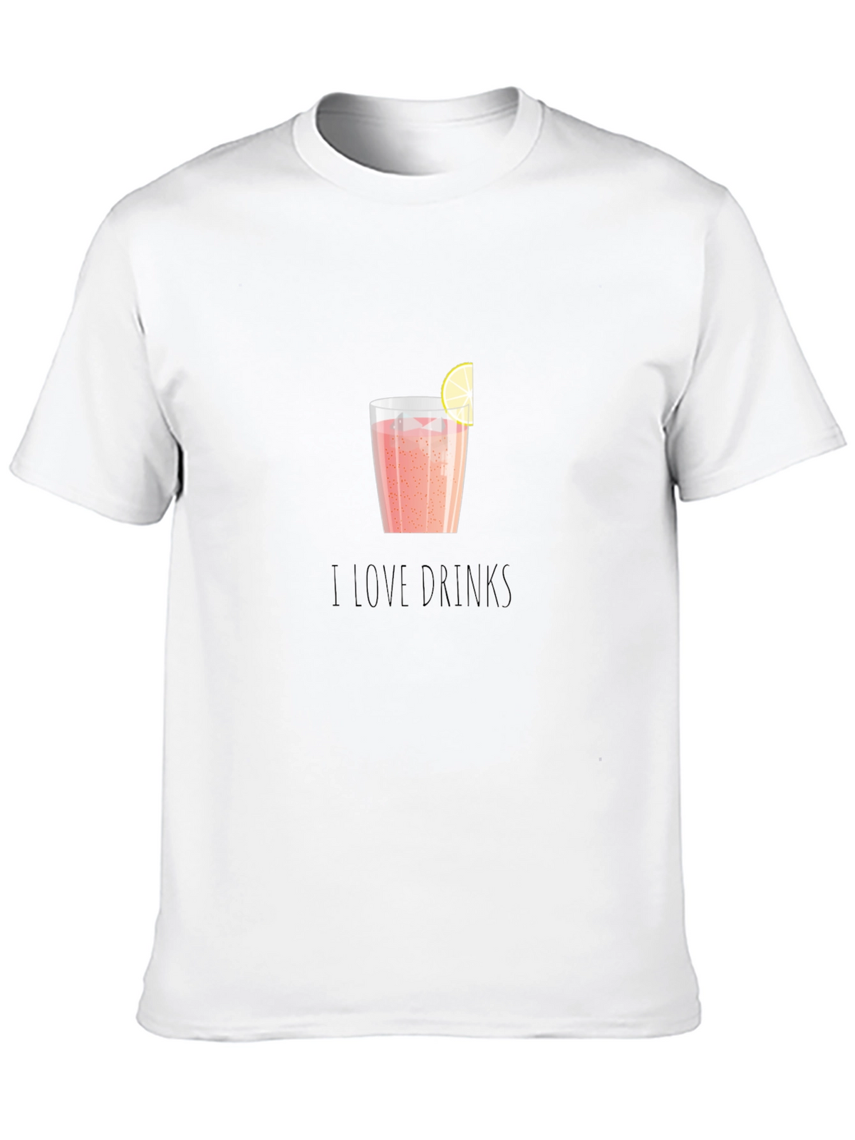 I Love Drinks Graphic T-Shirt