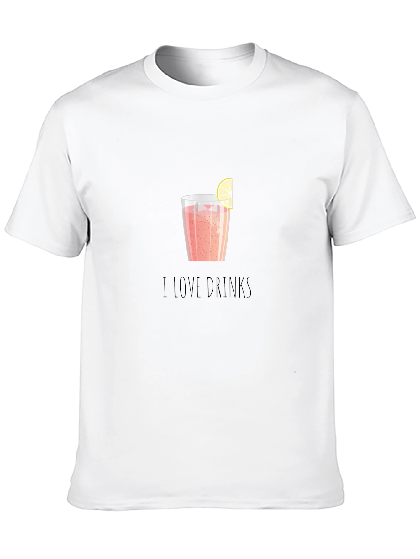 I Love Drinks Graphic T-Shirt