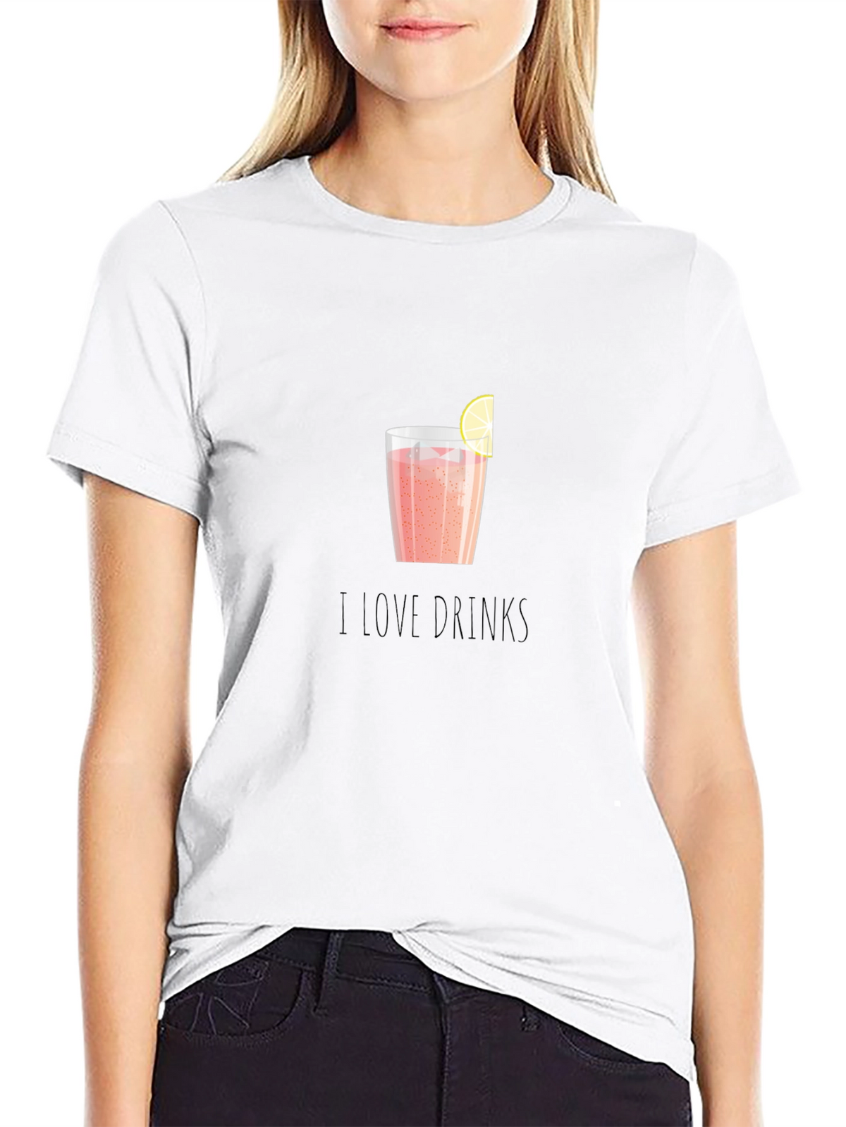 I Love Drinks Graphic T-Shirt