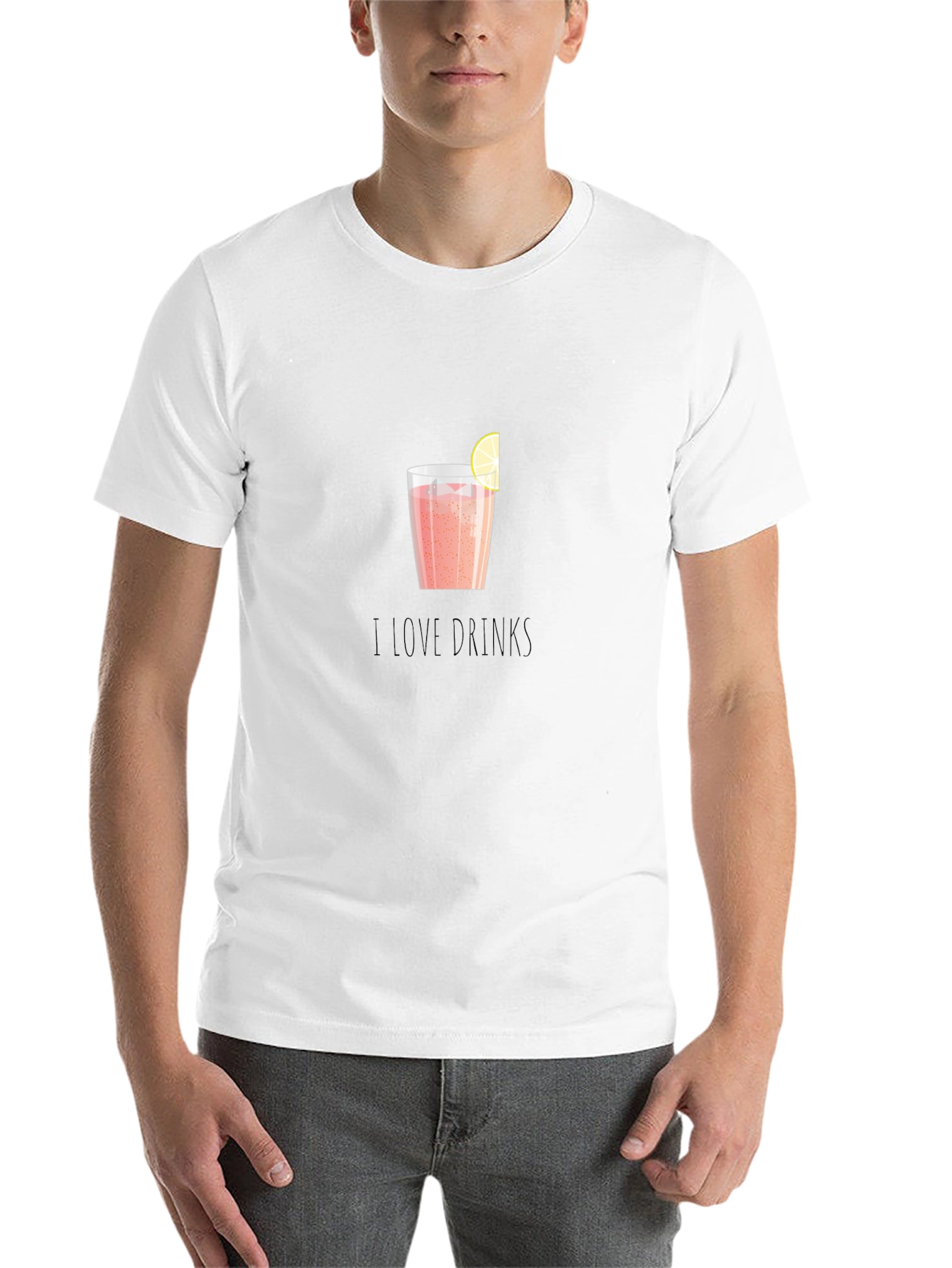 I Love Drinks Graphic T-Shirt