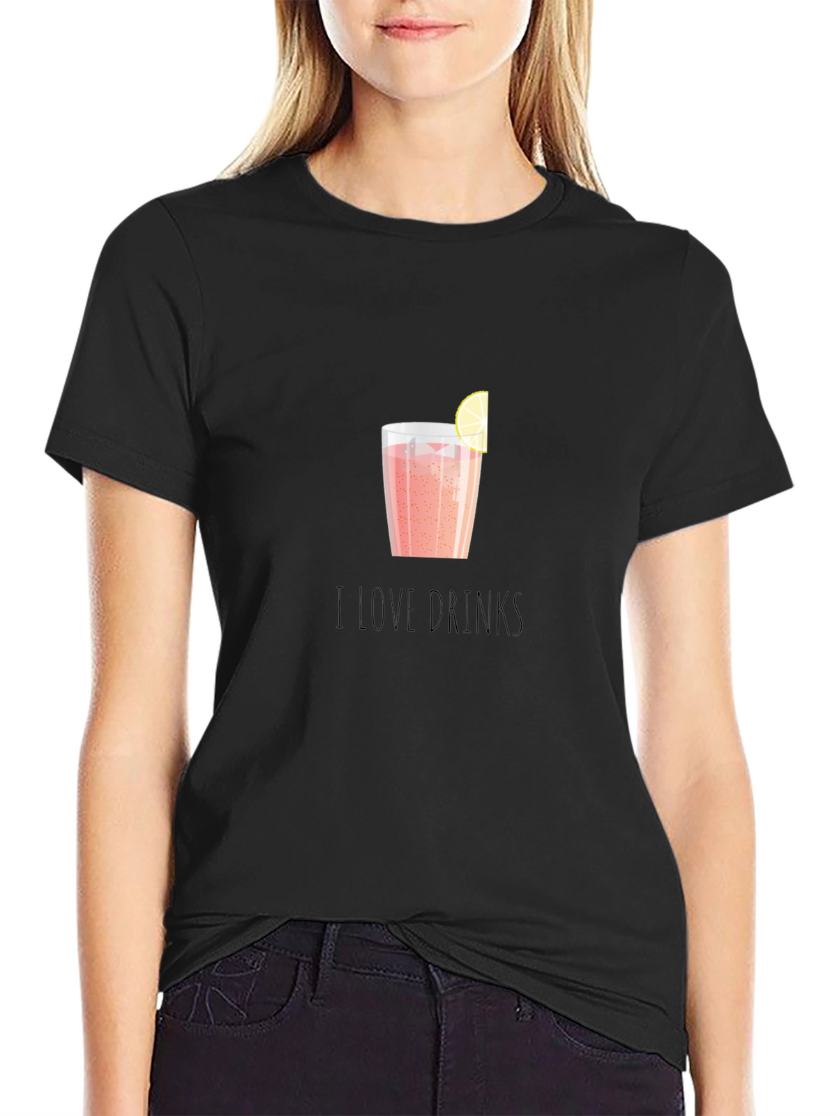 I Love Drinks Graphic T-Shirt