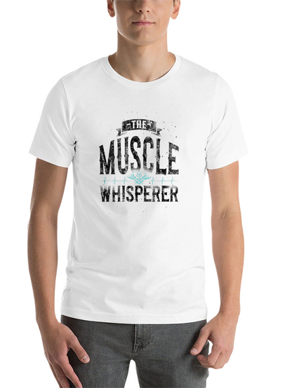 Muscle Whisperer Black Graphic T-Shirt