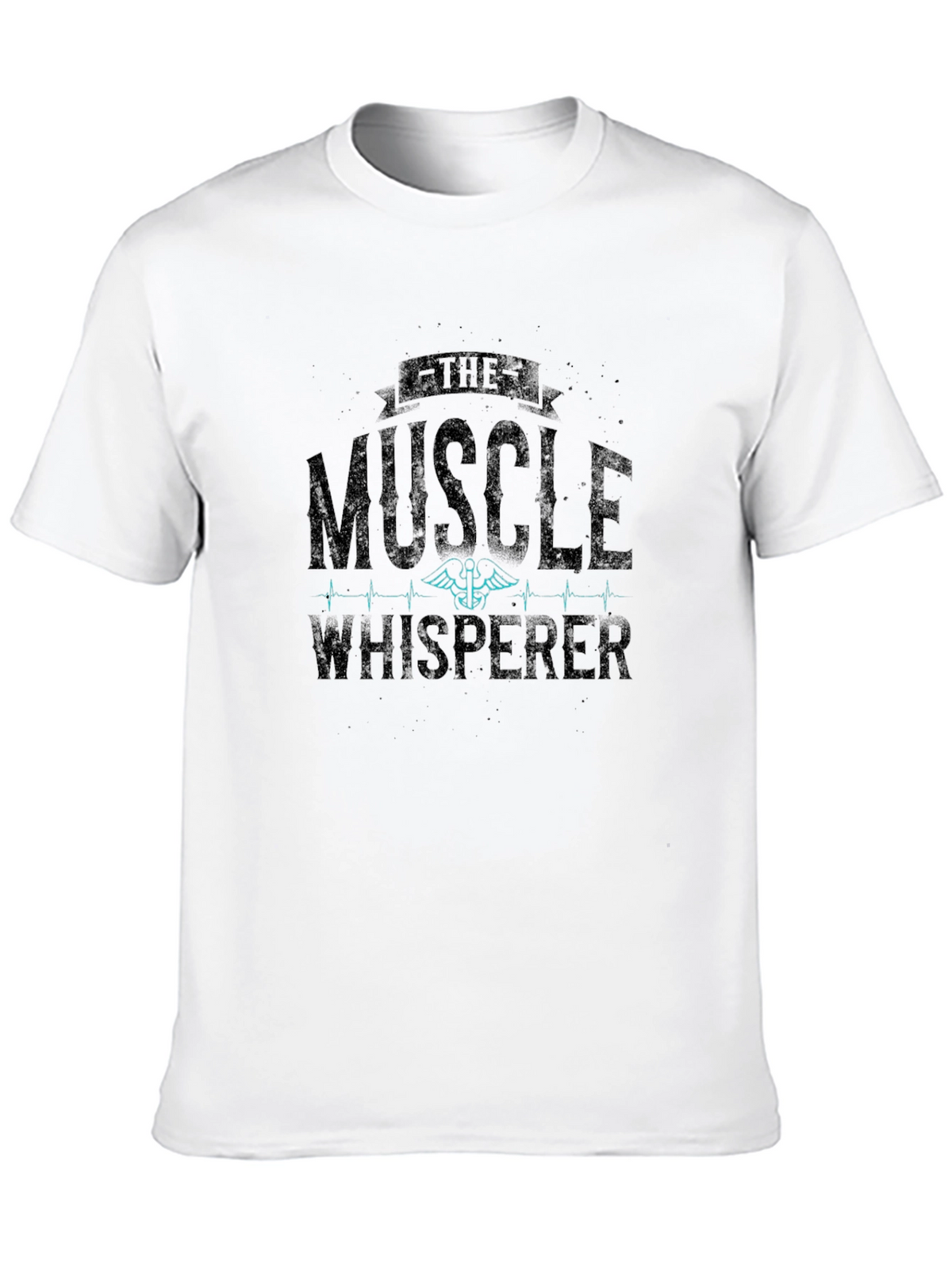 Muscle Whisperer Black Graphic T-Shirt