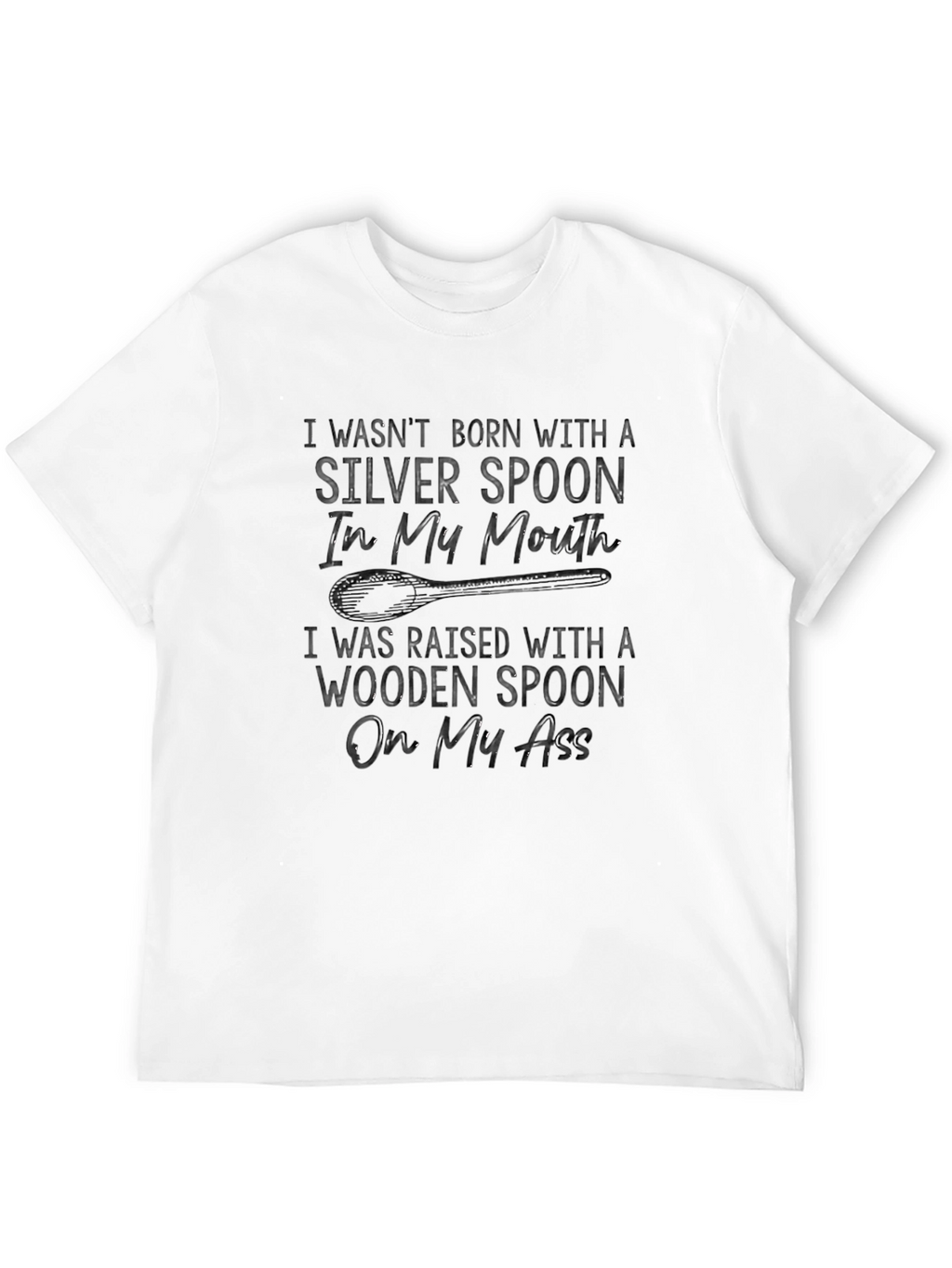 Funny Wooden Spoon Graphic T-Shirt