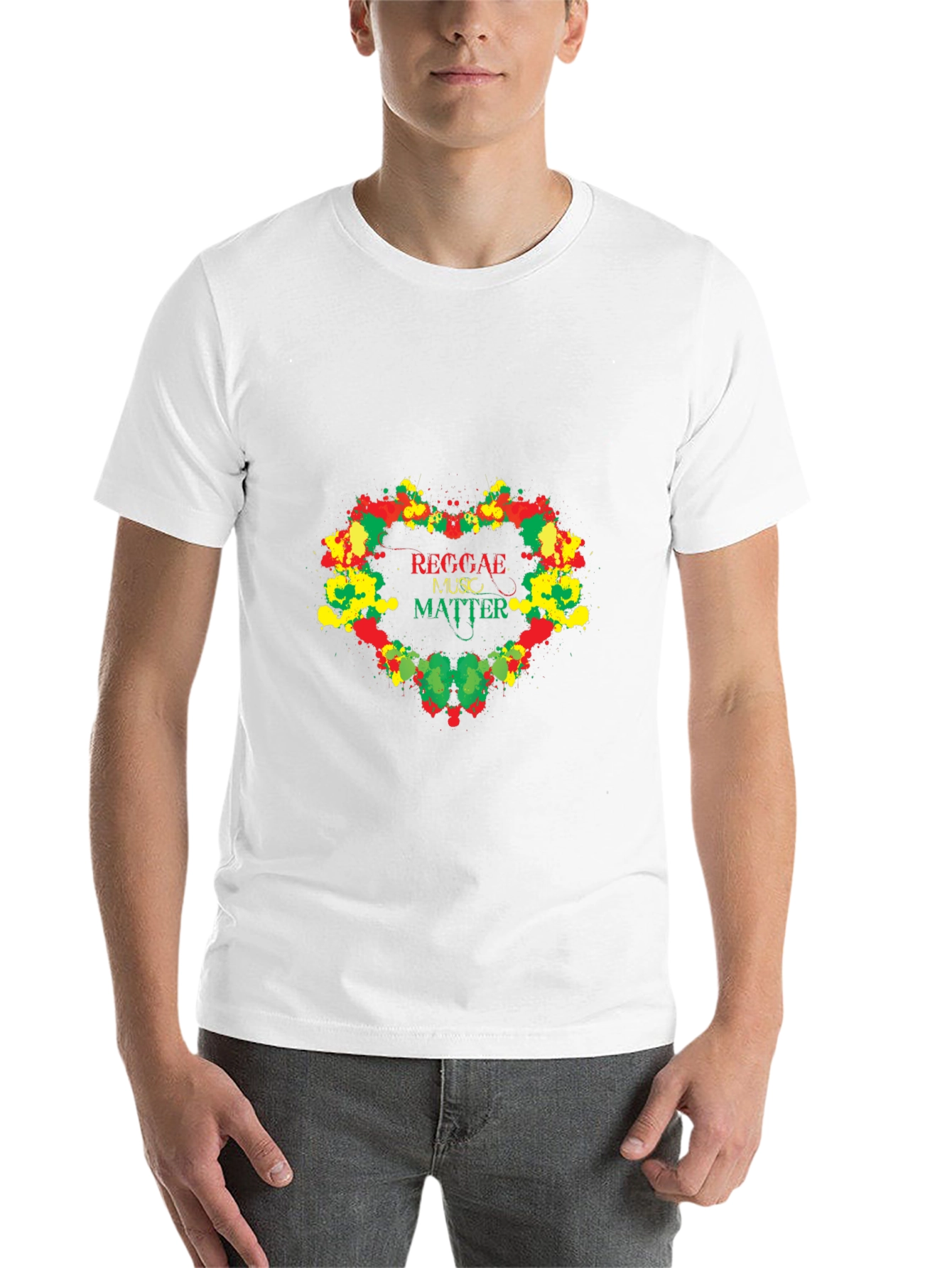 Reggae Music Matter Graphic T-Shirt - Black