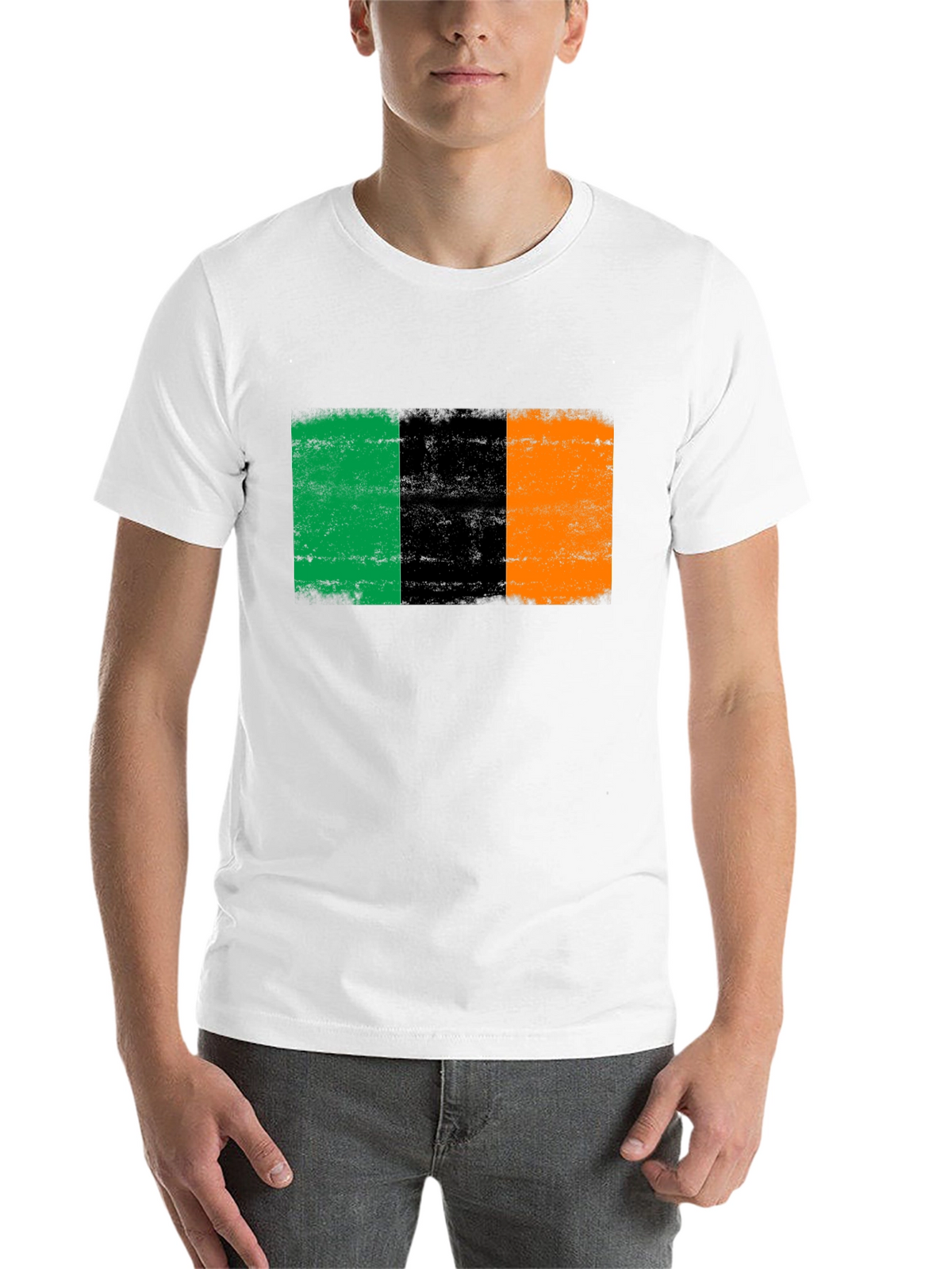 Irish Flag Graphic Tee - Black T-Shirt