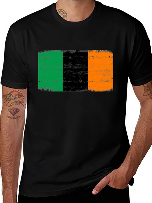Irish Flag Graphic Tee - Black T-Shirt