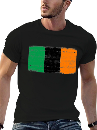 Irish Flag Graphic Tee - Black T-Shirt