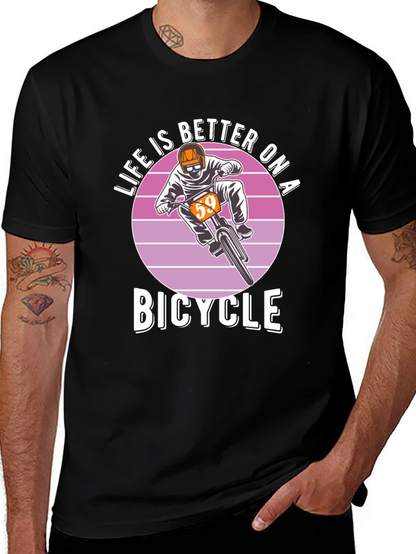 Life is Better on a Bicycle T-Shirt