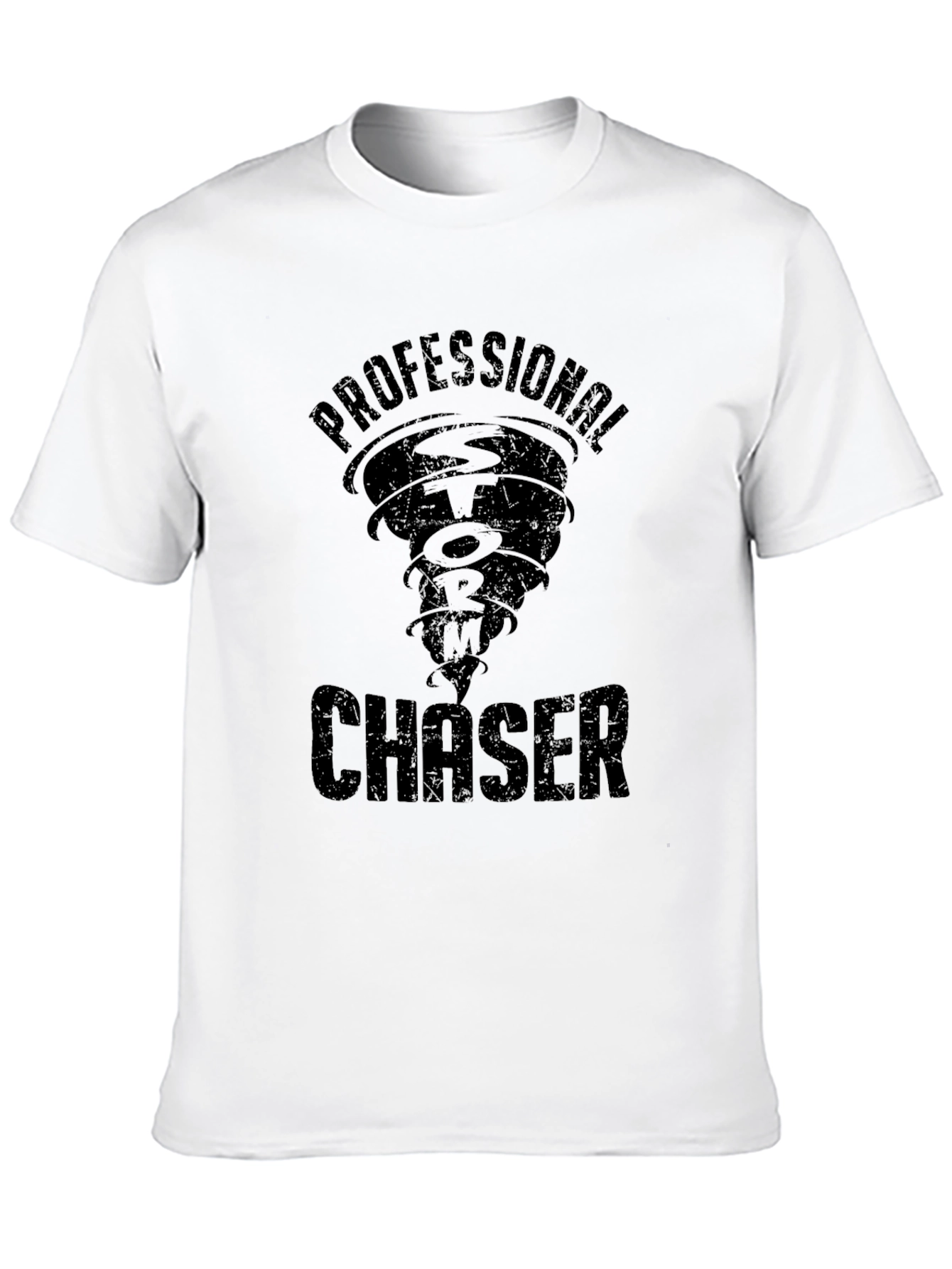 Professional Storm Chaser Black T-Shirt
