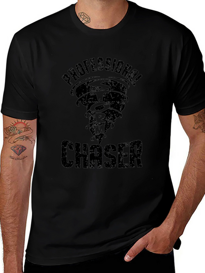 Professional Storm Chaser Black T-Shirt