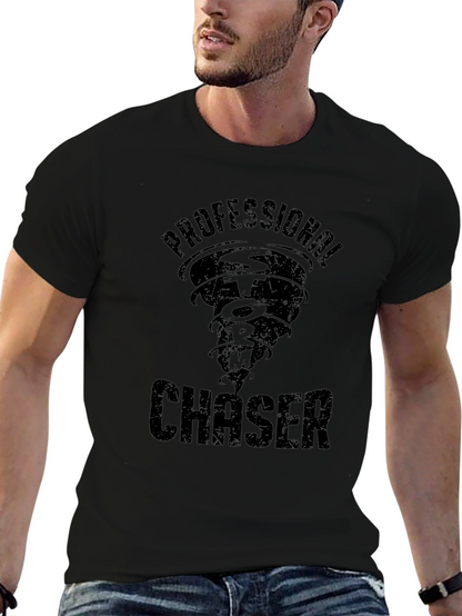 Professional Storm Chaser Black T-Shirt