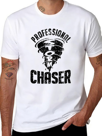 Professional Storm Chaser Black T-Shirt